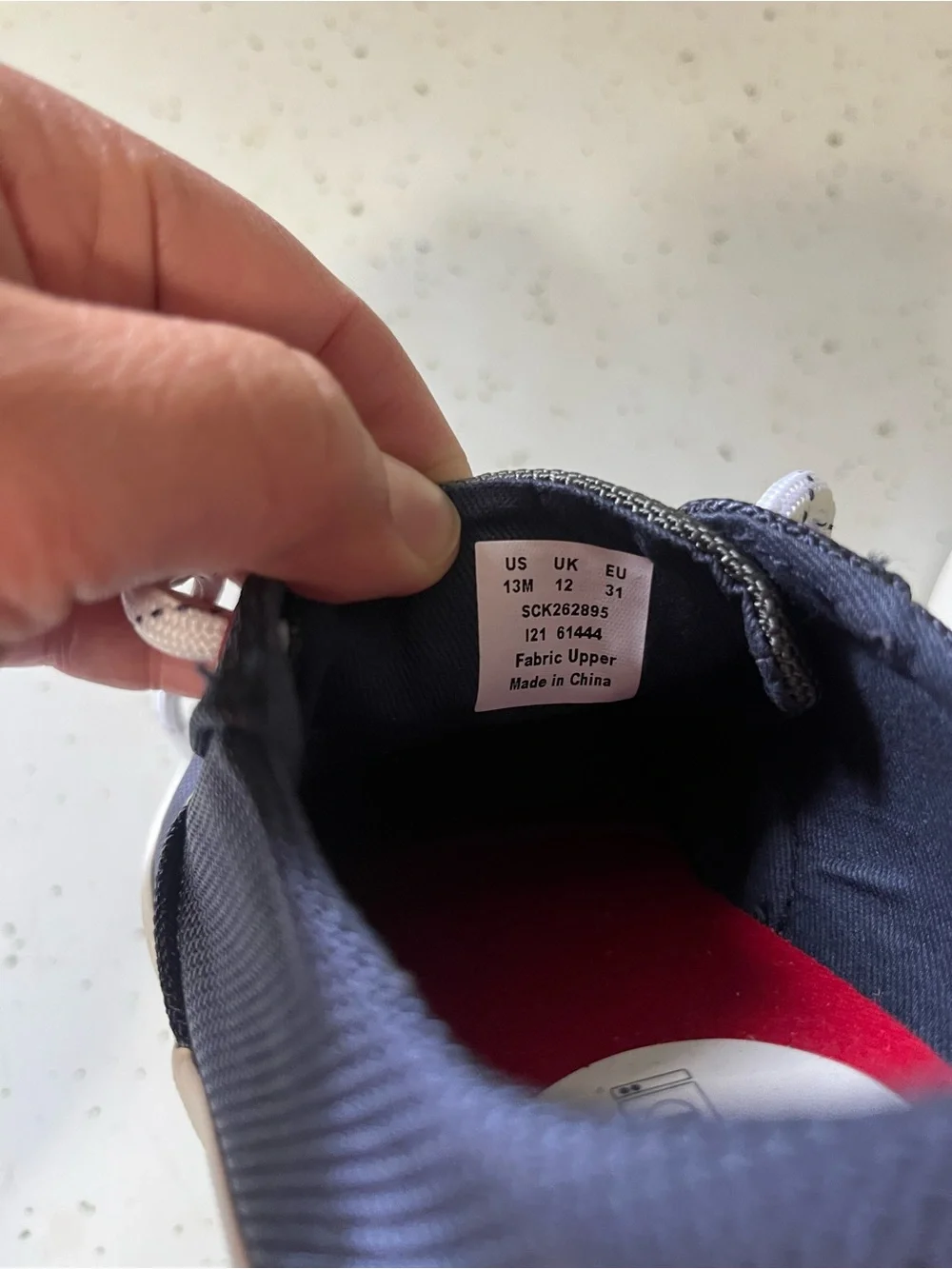 Child Sperry Navy and White Boat Shoes